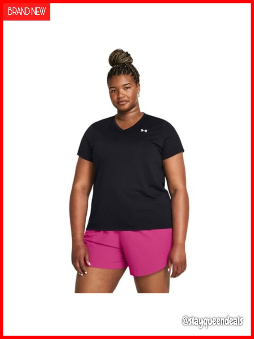 Under Armour Tech Short Sleeve V-Neck Solid Women's Active T-Shirt
